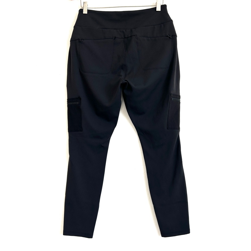 Athleta Leggings 12 Headlands Hybrid Cargo Pockets Tights Hiking Outdoors Black - Picture 8 of 14